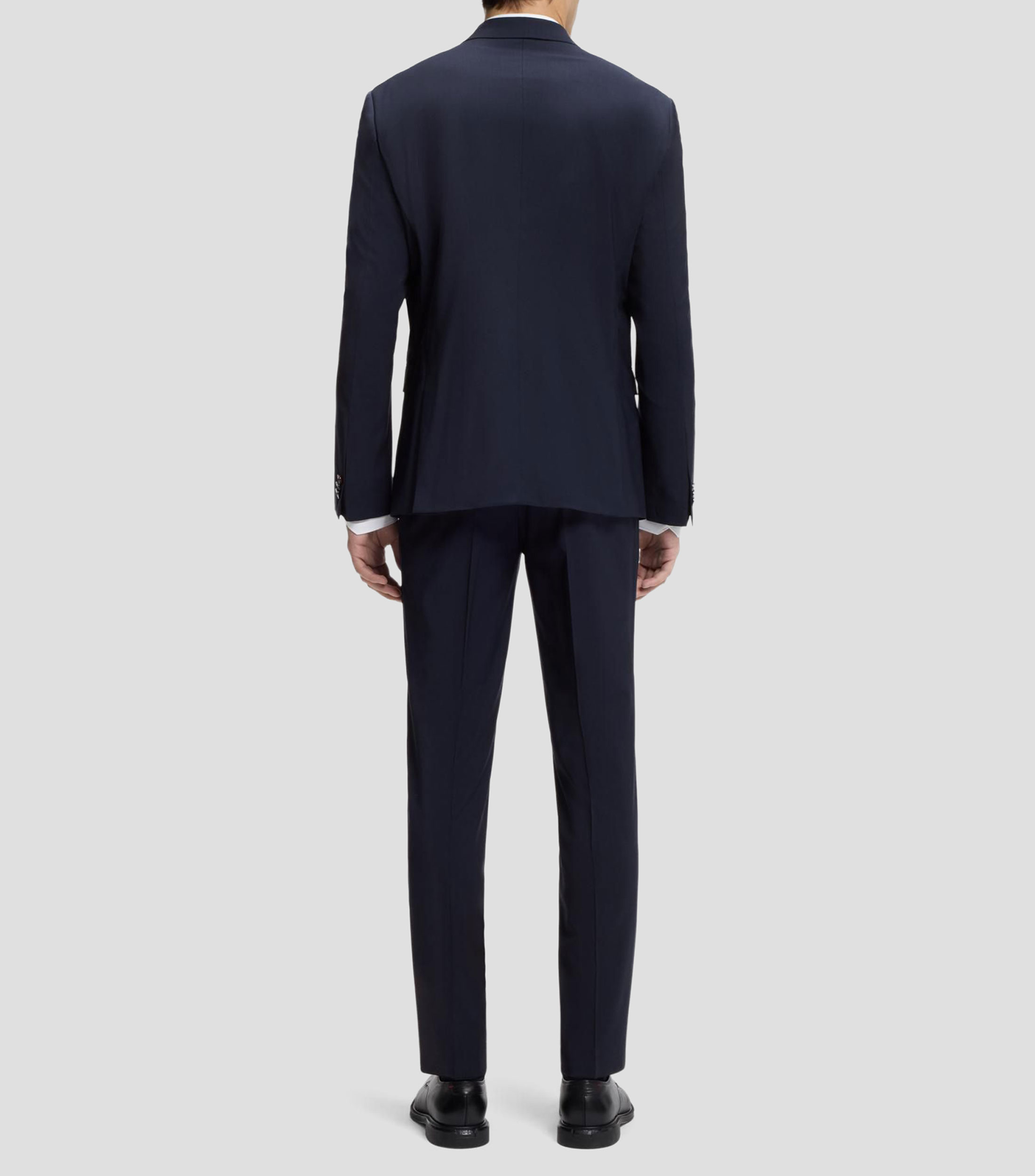 Traje de dos piezas extra slim fit en lana Hombre